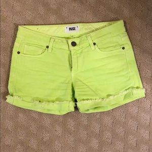 Paige Denim “jimmy jimmy” shorts